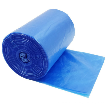 Biodegradable disposable plastic garbage bags on roll